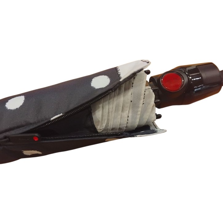 Doppler Knirps T200 medium duomatic dot art black